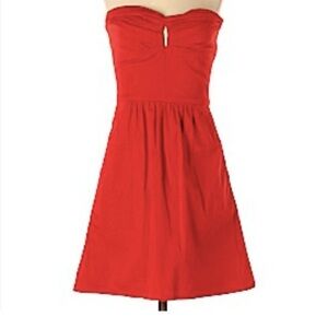 Judith March Strapless Red Mini Dress